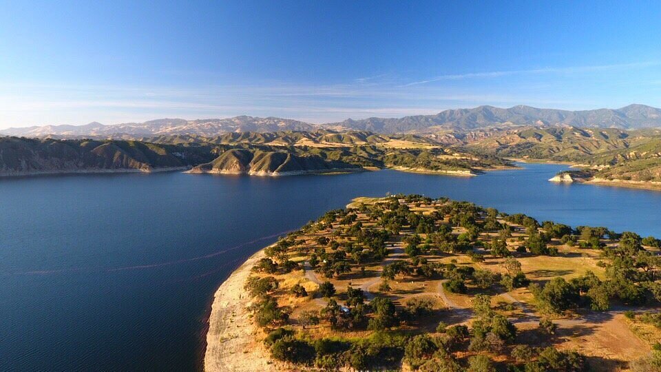 Cachuma Lake Recreation Area campground facilities including clean restrooms and showers near Santa Barbara